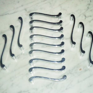 Chrome Figure 8 Bow Infiniti Cabinet Drawer Pull Handles - 3 1/8inch Set of 15 Vintage Mid Century