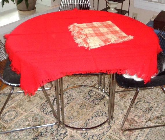 Scarf Wrap Table Cloth Throw~ Vintage Kmart 100% … - image 3