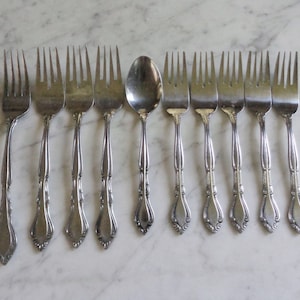 Auberge Stanley Roberts Rogers Co Stainless Korea Dinner Forks, Salad Forks & Teaspoon