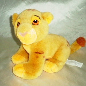 Disney Store Lion King Young Simba Peluche 10po des années 1990