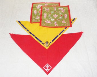 vintage uniforme des louveteaux d'Amérique avec foulard et foulard bandana