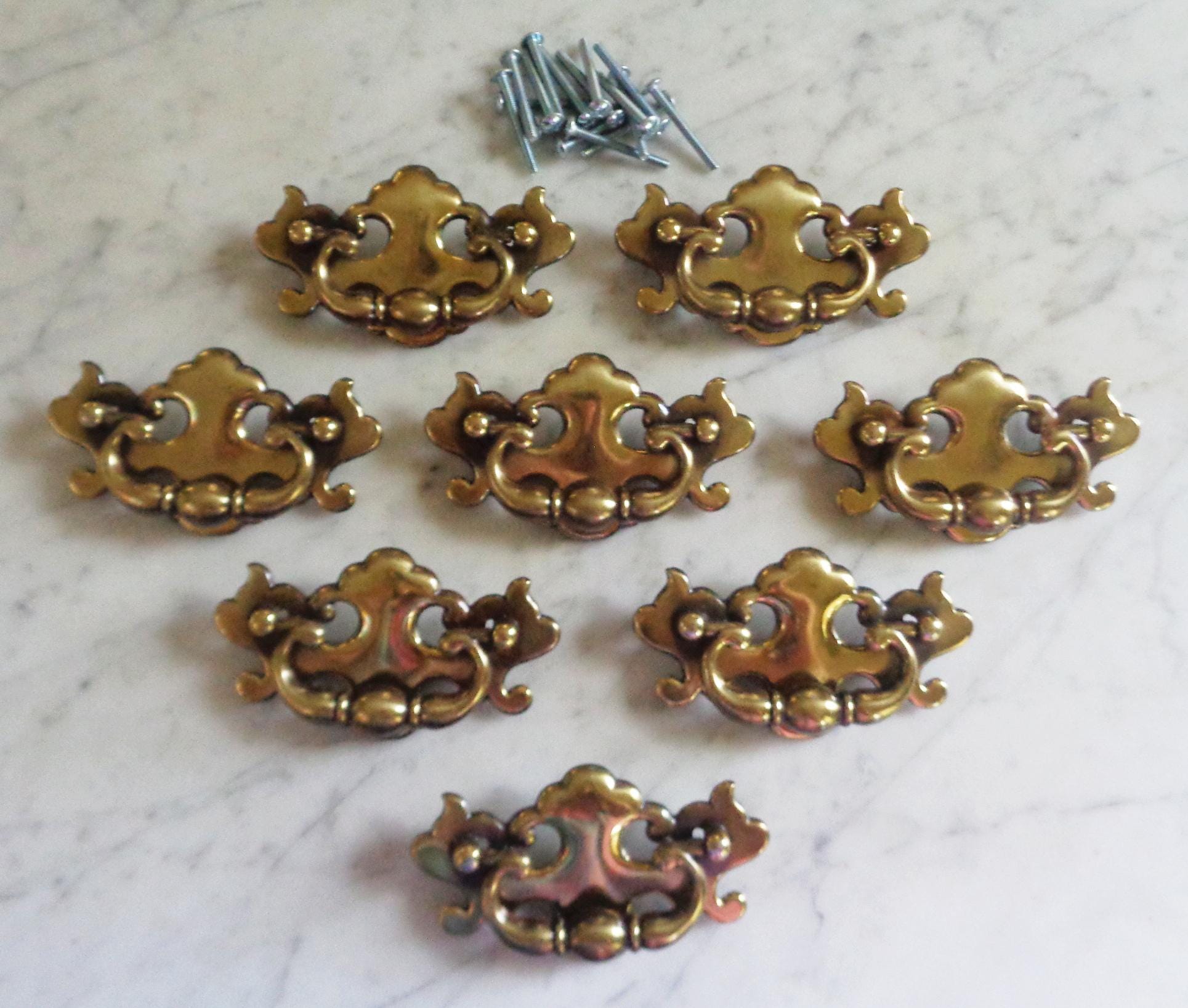 8 Keeler Brass KBC N19564 Chippendale Knocker Door Drawer Pulls