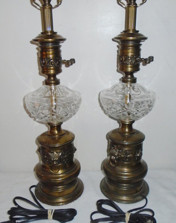 Stiffel crystal lamps deals