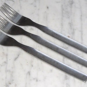 WMF Cromargan Korea STAV pattern 8 3/8 inch Set of 3 Dinner Forks
