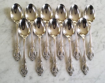 11 cucharas soperas de acero inoxidable Betty Crocker BRAHMS de 6 7/8 pulgadas de Oneida Community