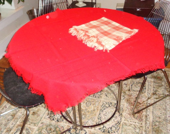 Scarf Wrap Table Cloth Throw~ Vintage Kmart 100% … - image 2