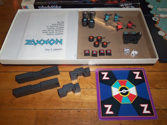 Sega Zaxxon Milton Bradley Vintage 1982 Complete Board Game - Etsy