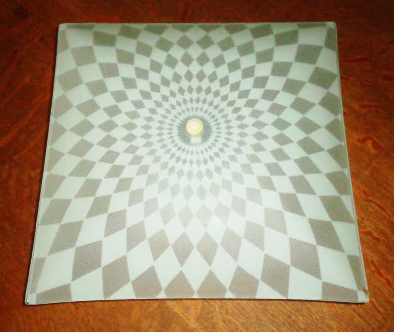 Diamond Checkerboard 14 Inch Square Light Fixture Cover on 4 Etsy