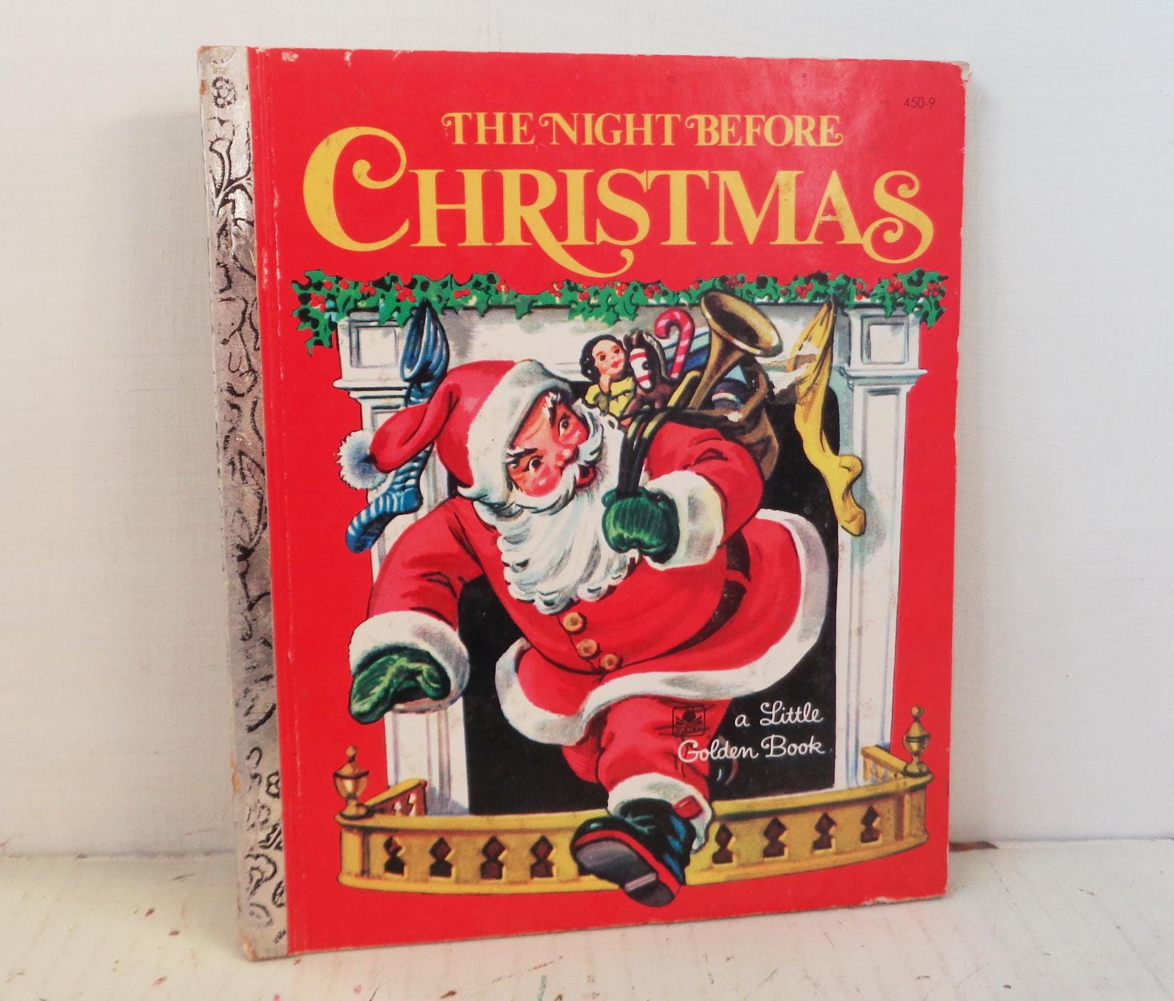 Little Golden Book the Night Before Christmas #450-9 1977 ~ Clement ...