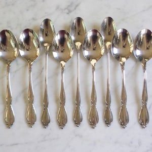 Strathmore Stainless by Oneida Ltd Deluxe Table Soup Spoons & Ice Tea Spoons
