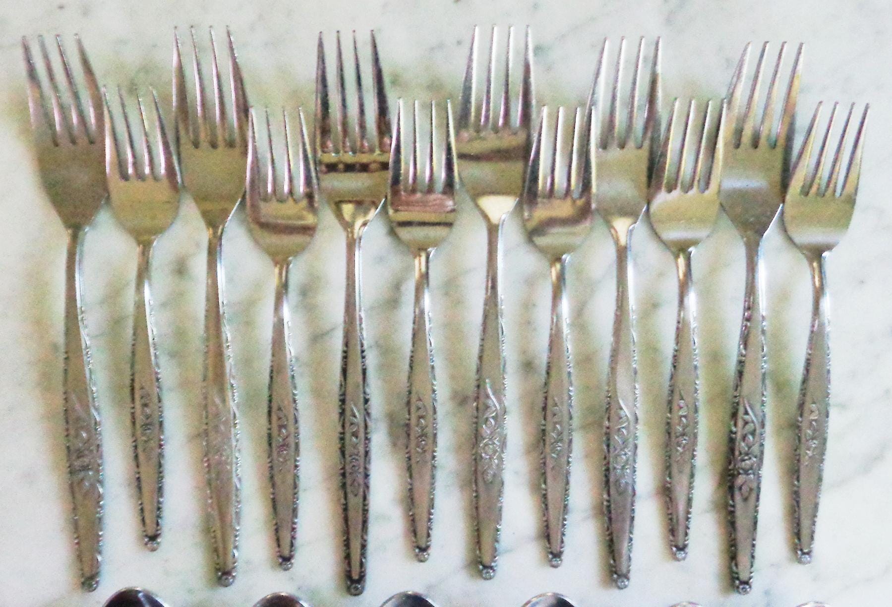 Rose Stainless Steel Japan 24pc Flatware Set Service for 6