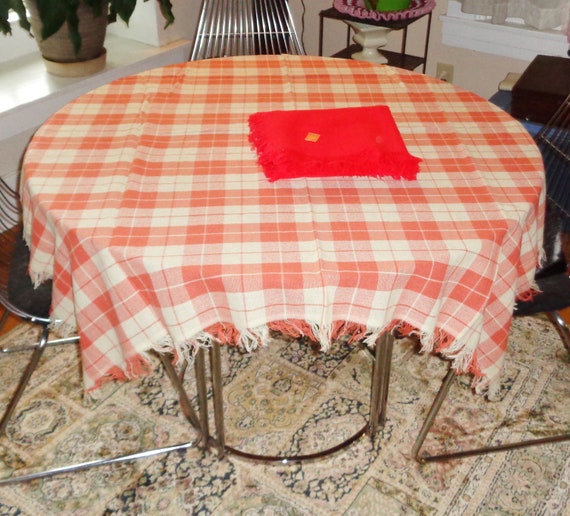 Scarf Wrap Table Cloth Throw~ Vintage Kmart 100% … - image 1