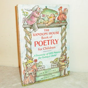 1983 Random House Book of Poetry For Children 1983 Oversized HC Book