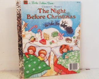 1949 First Edition the Night Before Christmas Little Golden Book - Etsy