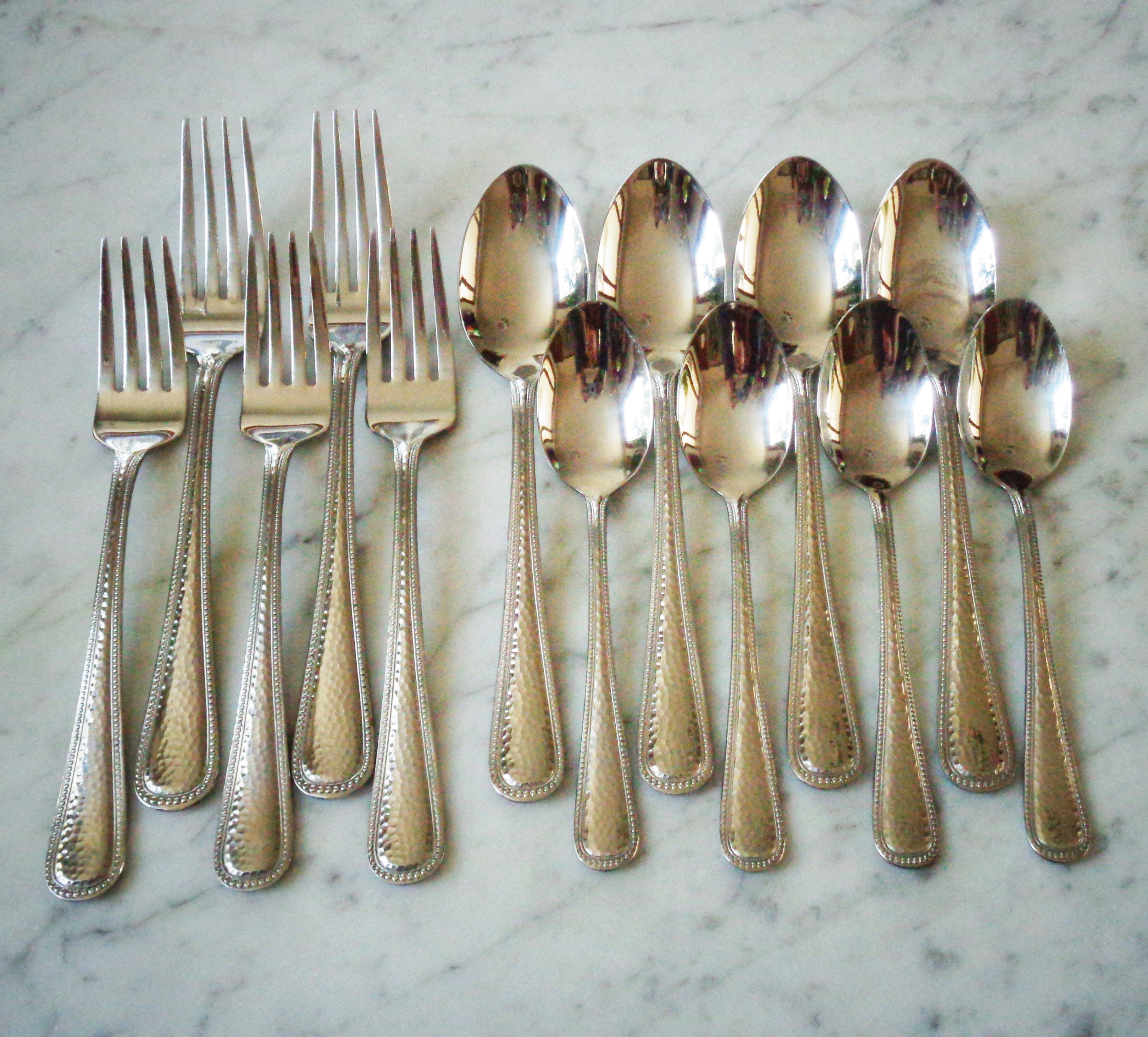 Halston Mikasa 18/0 Stainless Dinner and Salad Dessert Forks Etsy