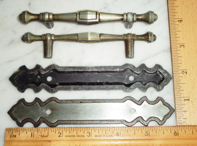 Grey Silver HYER 5 Inch Door Drawer Pull Handles With Etsy