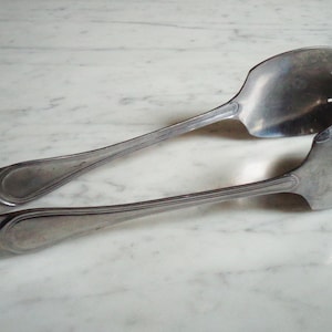 Cambridge Stainless GRANDE pattern Connected Spoon & Fork Salad Tongs