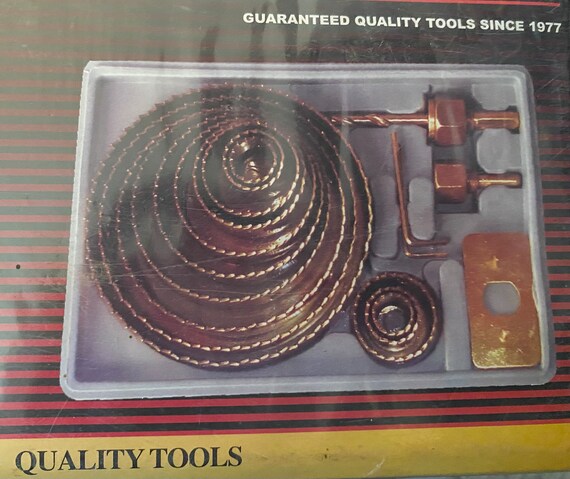 Pro tech 22pc Titanium Hole Saw Tool Set Vintage Sealed Unused
