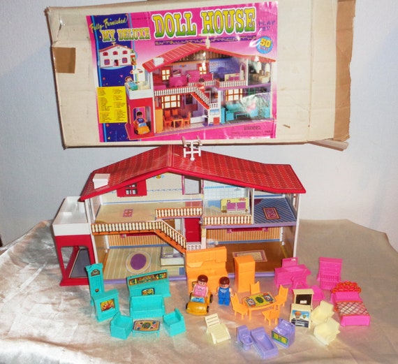 Furnished dollhouses sales