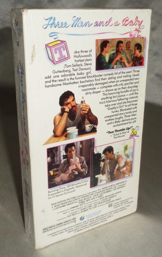 Factory Sealed Three Men and a Baby VHS - 1987 Touchstone Movie - Etsy