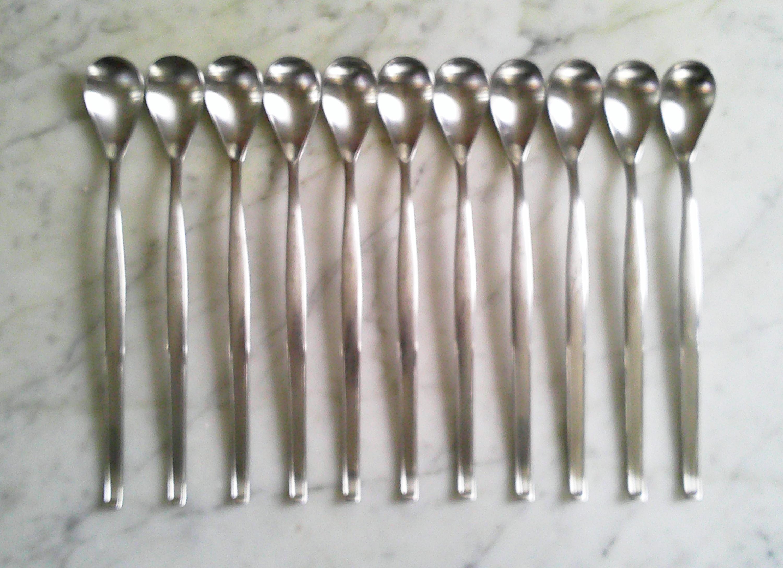 11 Fantasy Noritake 18-8 Stainless Japan NTK 7 1/4 Inch Ice Tea