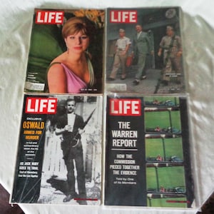 ヴィンテージ アメリカ雑誌 life  アサヒグラフ ケネディ エリザベス女王 Life magazine oswald - Etsy 日本