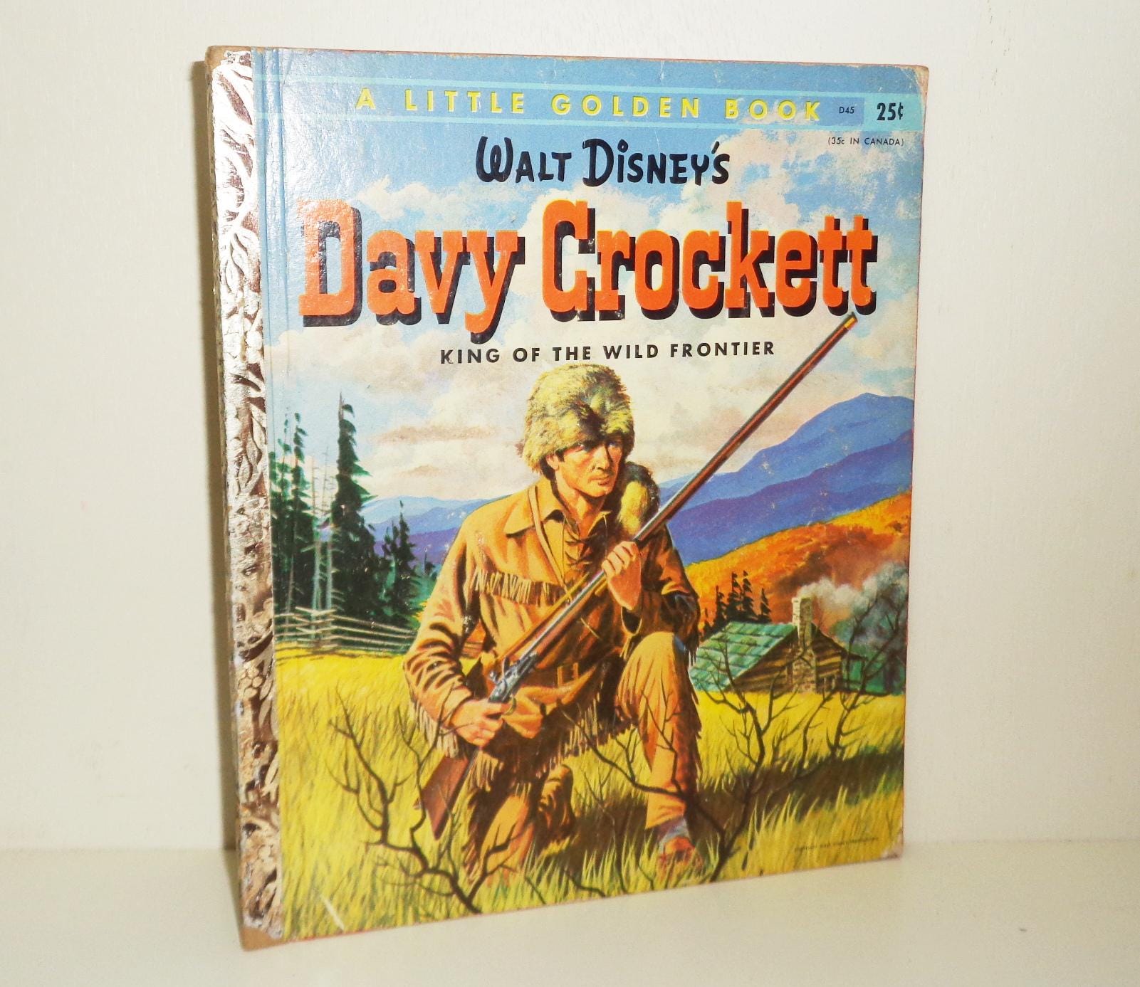 Vintage 1955 Davy Crockett Little Golden Book - Etsy