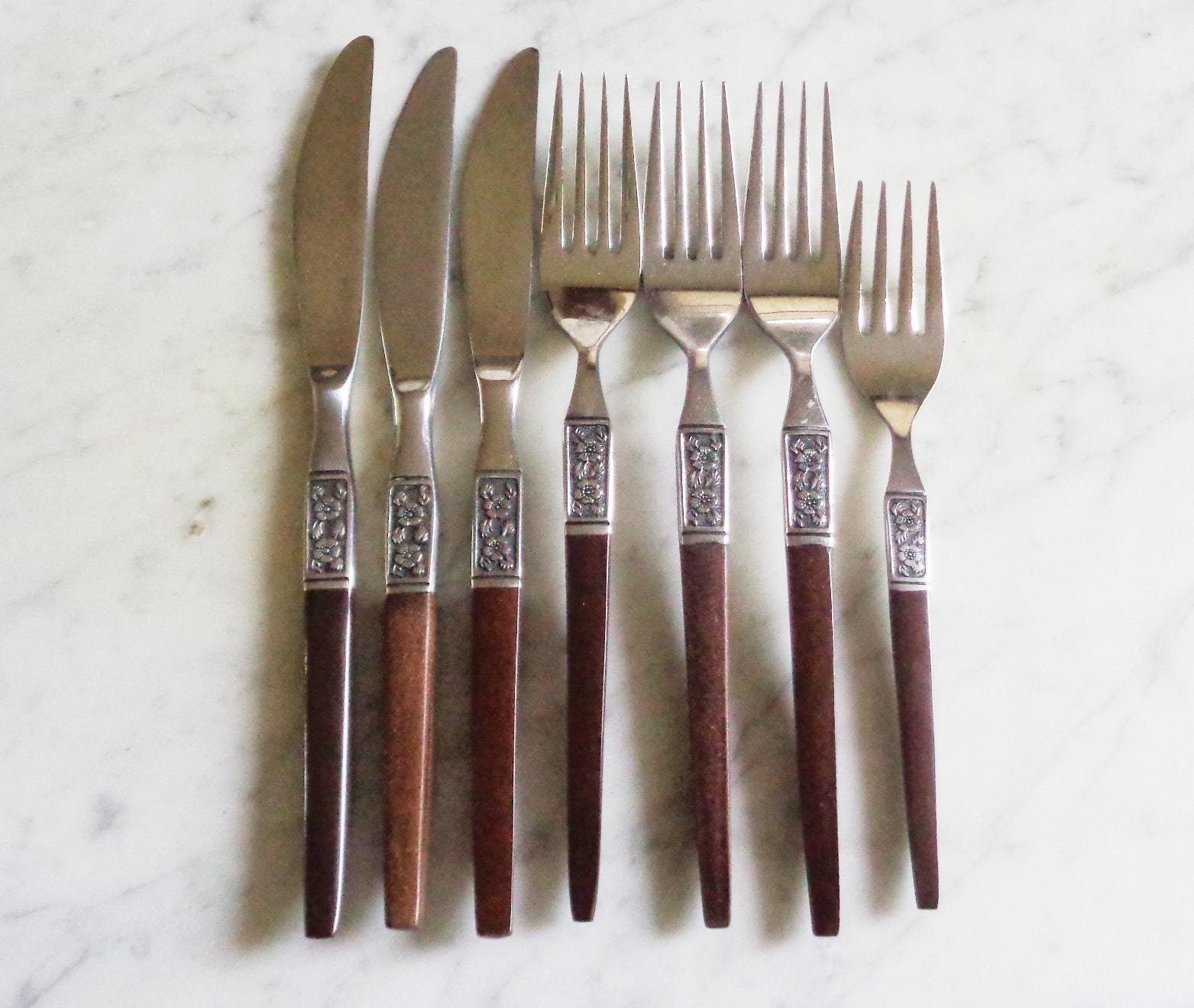 Ekco Eterna Forged Stainless Japan EKS14 MCM Danish 3 Dinner