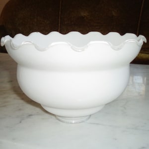 Ruffled Rim Light Cover Lamp Diffuser Shade for Light Fixture or Table Lamps