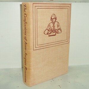 1955 The Confessions of Jean-Jacques Rousseau Hard Cover Heritage Press Book Illustrated by William Sharp