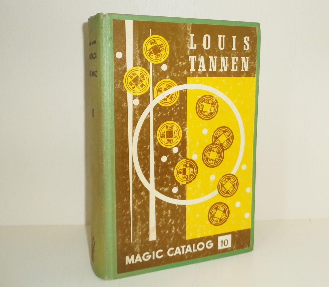 1973 Louis Tannen Magic Catalog 10 Hardcover Book With Pamphlets