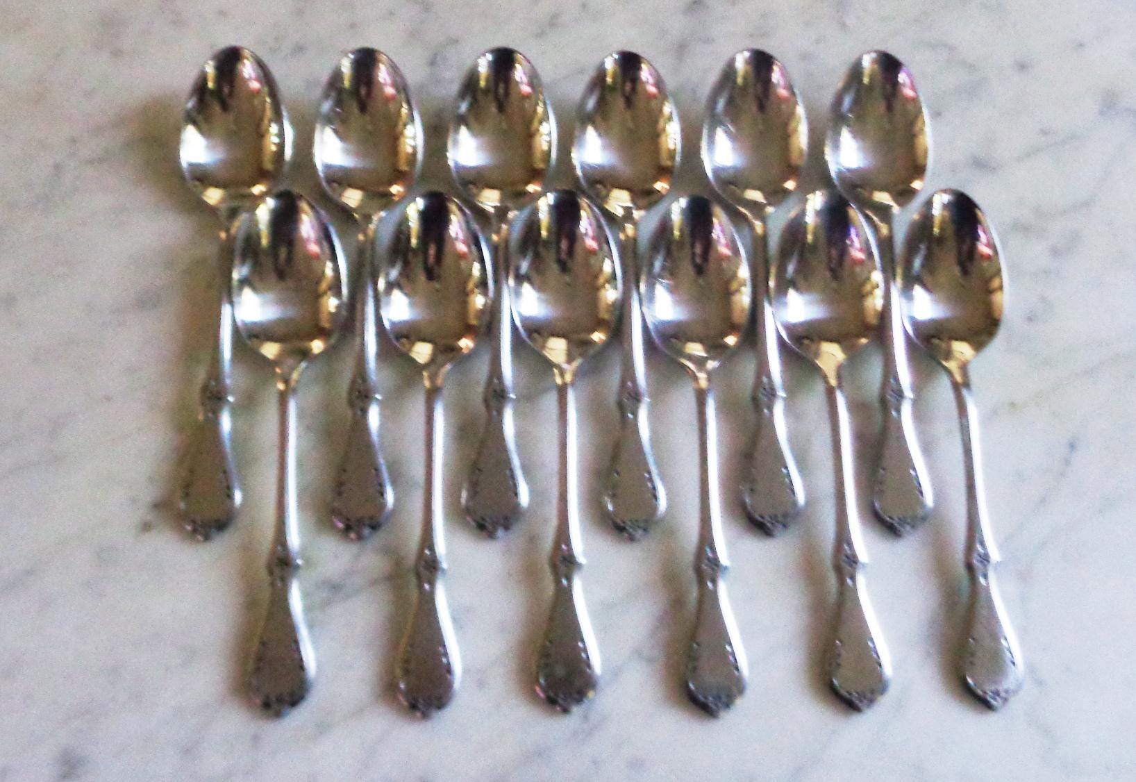 新品 ステンレス製スプーン フローラルパターン Northland stainless - Etsy 日本