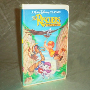 Disney Black Diamond The Classics The Rescuers Down Under Clamshell VHS #1142