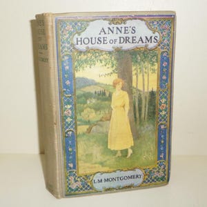 La casa de los sueños de Ana (de las Tejas Verdes) de LM Montgomery 1917 AL Burt HC Book