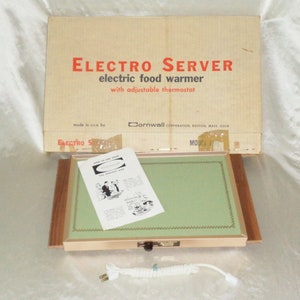 Cornwall Electro Server Food Warmer Model 1301 Electric Serving Hot Plate Pad Buffet Event