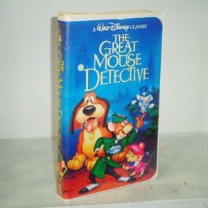 Disney Black Diamond The Classics The Great Mouse Detective Clamshell VHS #1360