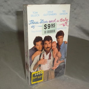 Factory Sealed Three Men and a Baby VHS - 1987 Touchstone Movie
