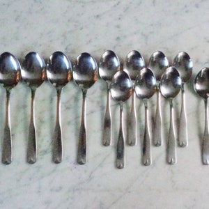 Northland Stainless Korea Village Common Fort Scott Table Soup Spoons, Teaspoons & Sugar Spoon