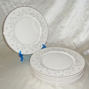 Royal Jackson De Luxe Fine China Symphony 11 inch Set of 8 Dinner Plates