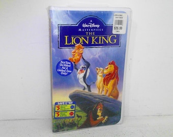 FACTORY SEALED Disney The Lion King Masterpiece Collection Clamshell VHS #2977