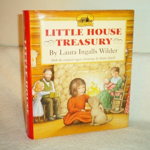 Little House Treasury Laura Ingalls Wilder Hard Cover Little House On The Prairie Book with Dust Jacket