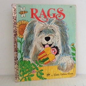 Rags Little Golden Book 39c #586 1972 Golden Press Patricia Scarry