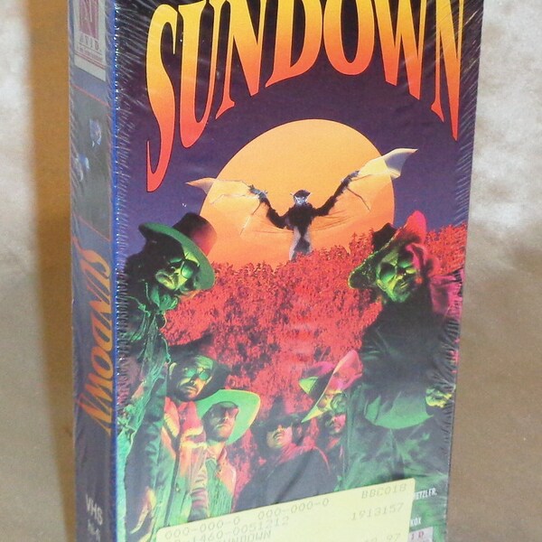 FACTORY SEALED Sundown VHS Avid Home Ent David Carradine Deborah Foreman