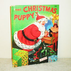 1953 Książka „The Christmas Puppy Wonder” autorstwa Irmy Wilde nr 585, twarda oprawa, rocznik 1953
