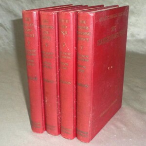 Atlantic Readers 1928 Volume 1-4 Hardcover Book Set Grade IV