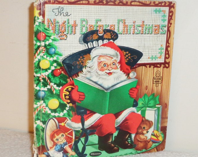 1953 Whitman Tell a Tale the Night Before Christmas HC Book, Zillah ...
