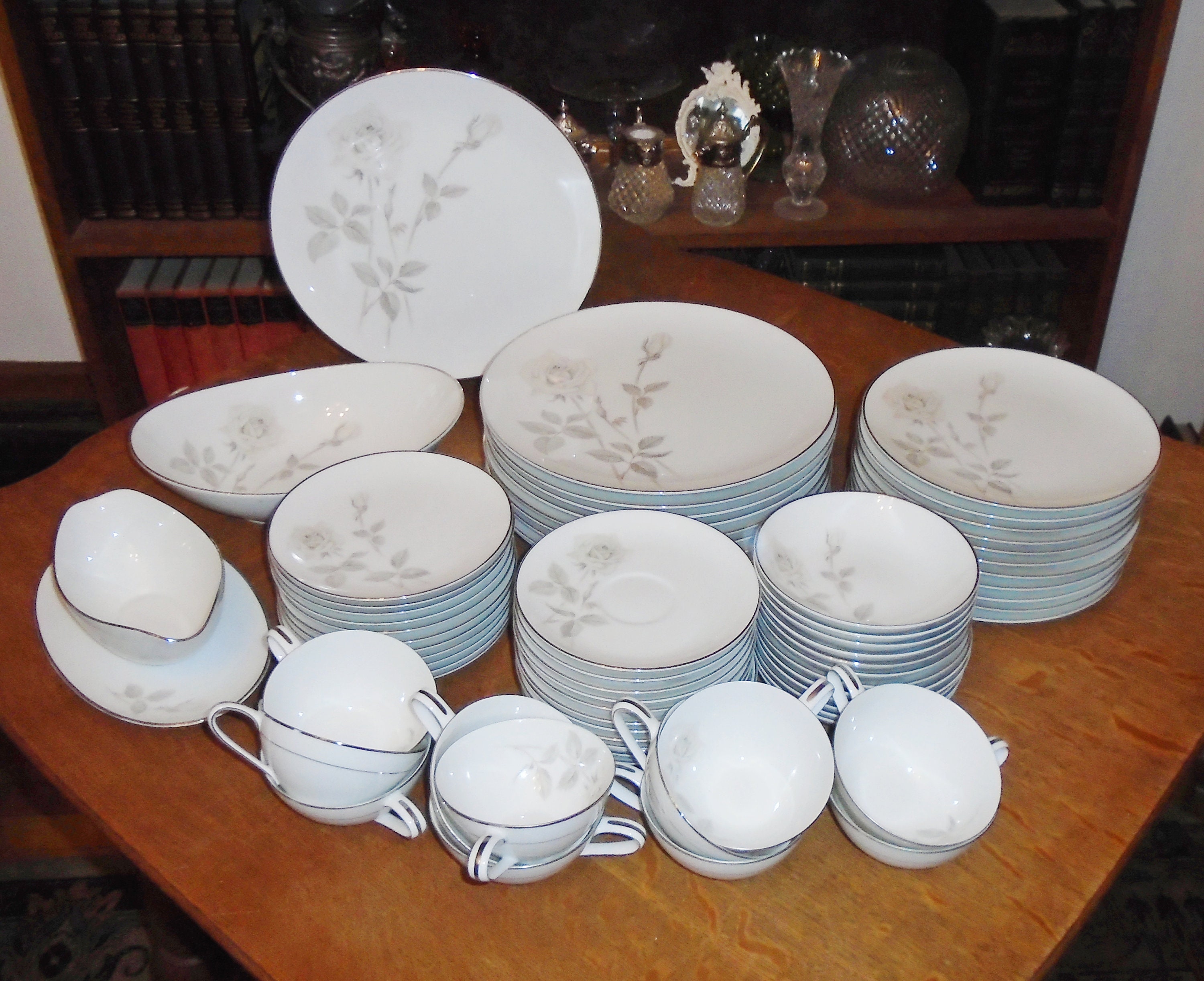 Melrose Noritake China 69pc #6002 Service for 10 ~ 5 Piece Place