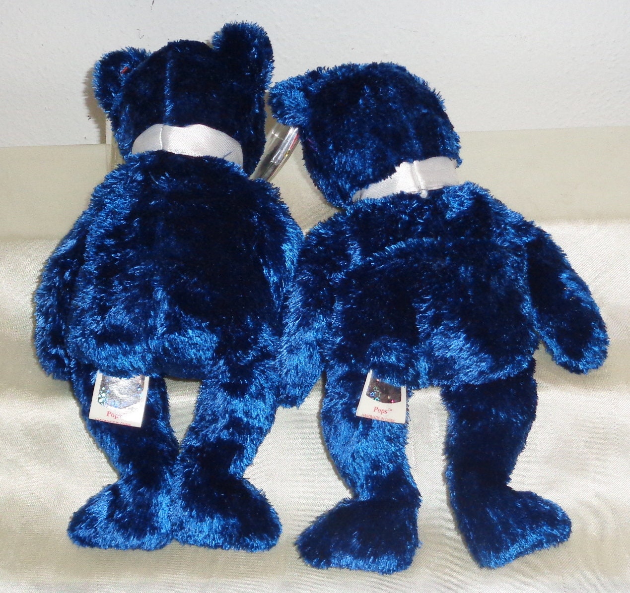 Ty Beanie Babies 2002 Pops Bears June 16, 2001 PE Pellets US