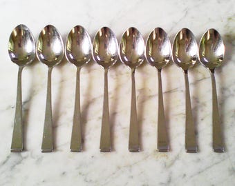 8 New Charm International Lyon 18-8 Teaspoons (5 7/8 inch)
