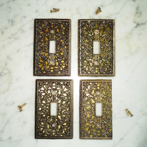 brass switch plate And Outlet covers By Angelo 